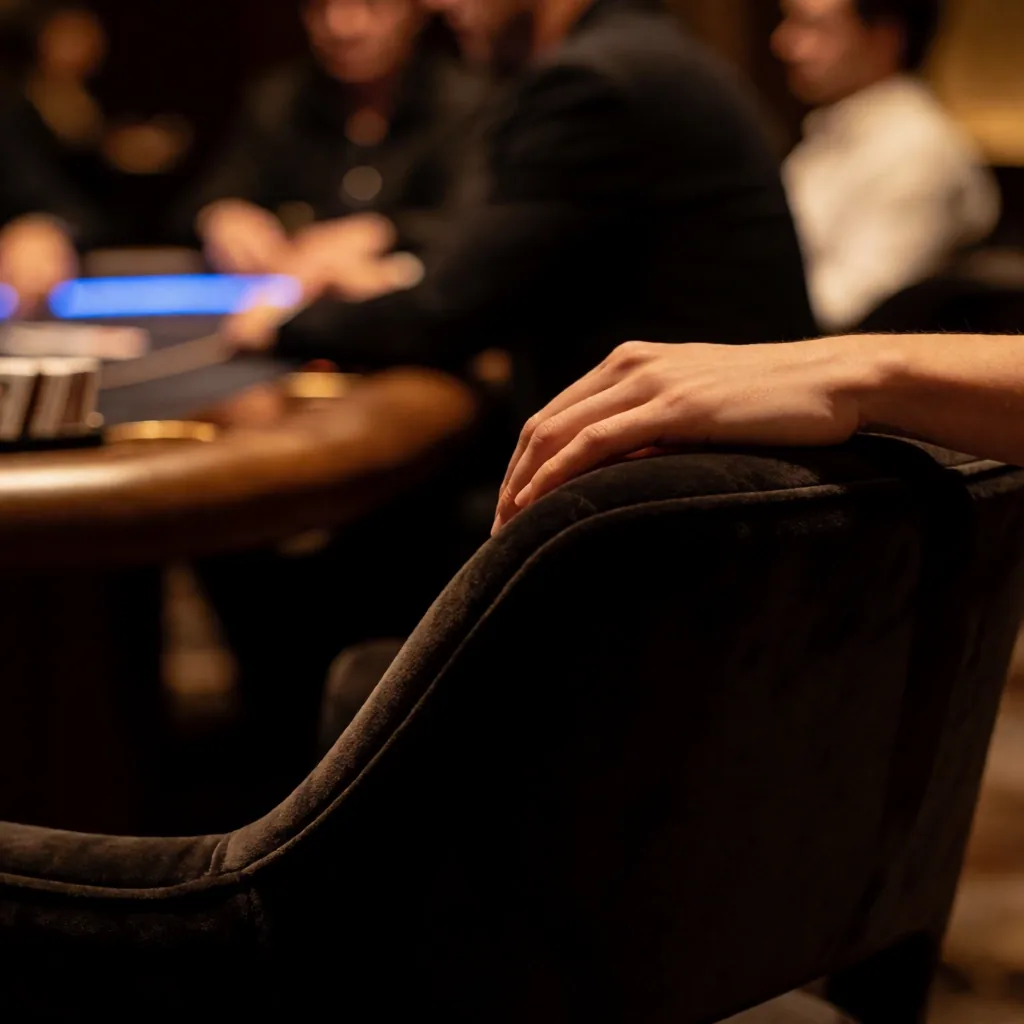 Detale sali pokerowej